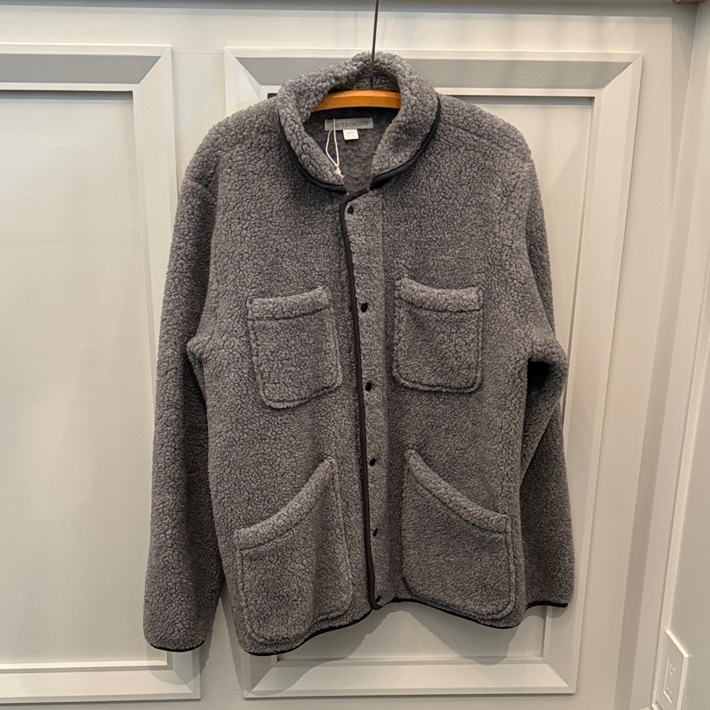 Outerknown Charcoal Fleece Jacket